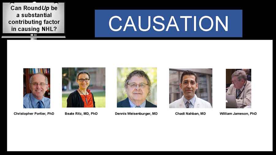 Dr. Portier, Dr. Ritz, Dr. Weisenburger, Dr. Nahban and Dr. Jameson